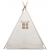 Namiot TIPI TEEPEE dla dzieci 3 poduszki przytulanki+GIRLANDA produkt PL